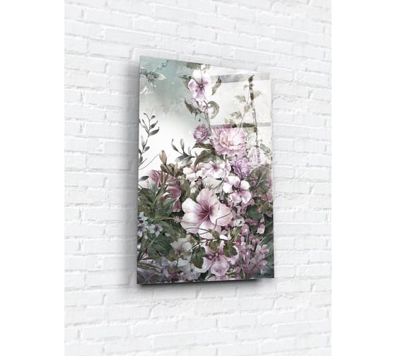 Картина на стекле ARTABOSKO цветочный рай 6 40x60 см WBR-11-733-04/2 1