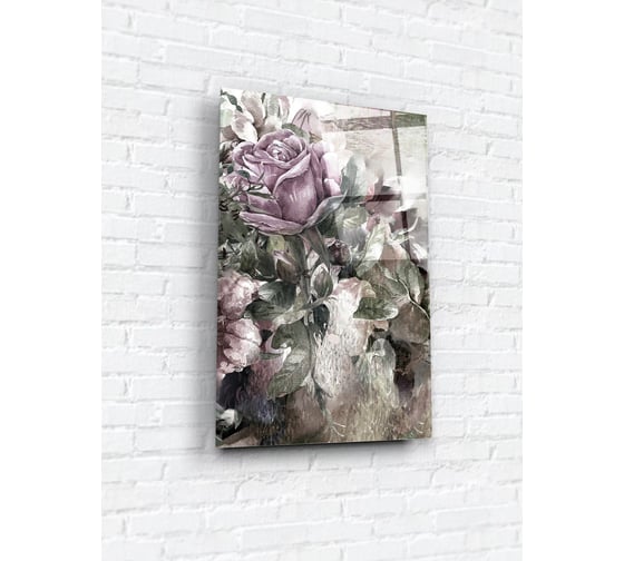 Картина на стекле ARTABOSKO цветочный рай 4 40x60 см WBR-11-732-04/2 1