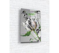 Картина на стекле ARTABOSKO тюльпан на зеленой ножке 1 40x60 см WBR-01-1058-04