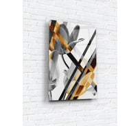 Картина на стекле ARTABOSKO черно-белые тюльпаны 3 40x60 см WBR-01-1057-04