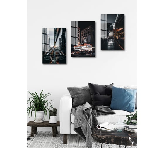 Картина на стекле ARTABOSKO чикаго 1 40x60 см WBR-04-1043-04