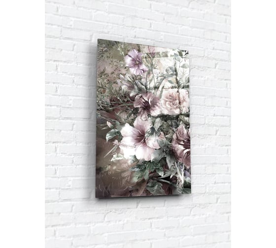 Картина на стекле ARTABOSKO цветочный рай 3 40x60 см WBR-11-732-04/1