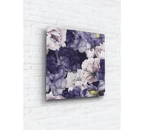 Картина на стекле ARTABOSKO фиолетовые пионы 4 40x40 см WBR-05-924-03