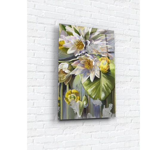 Картина на стекле ARTABOSKO цветочное настроение 2 40x60 см WBR-11-1091-04