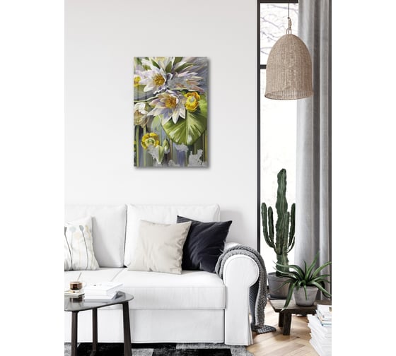 Картина на стекле ARTABOSKO цветочное настроение 2 40x60 см WBR-11-1091-04