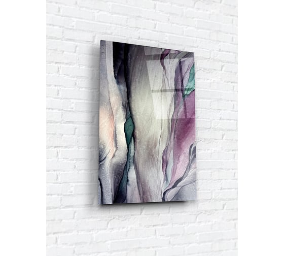 Картина на стекле ARTABOSKO фиолетовое омбре 2 40x60 см WBR-01-1071-04