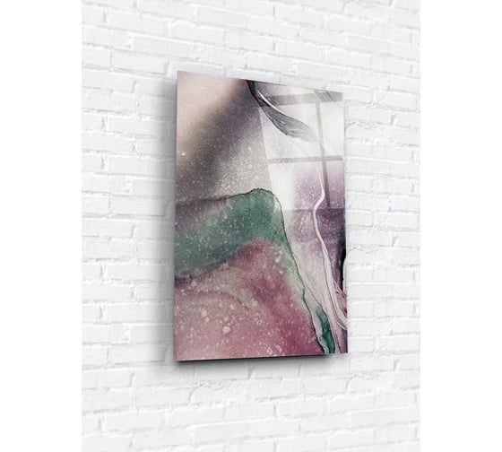 Картина на стекле ARTABOSKO фиолетовое омбре 1 40x60 см WBR-01-1070-04 1