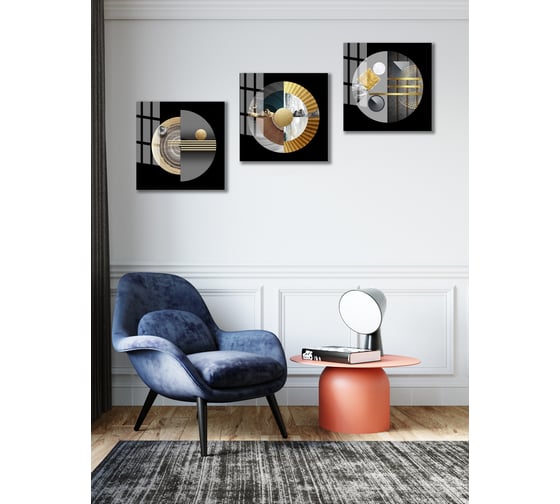Картина на стекле ARTABOSKO тритон 2 40x40 см WBR-01-1193-03