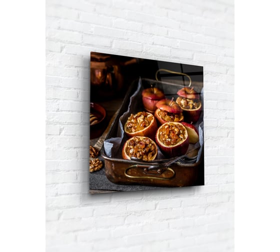 Картина на стекле ARTABOSKO яблоки с медом и корицей 3 40x40 см WBR-11-1126-03 1