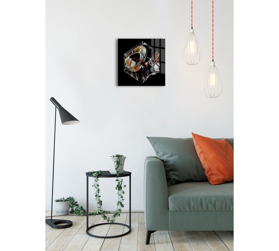 Картина на стекле ARTABOSKO шестиугольник 3 40x40 см WBR-01-952-03