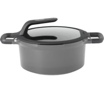 Кастрюля с крышкой BergHOFF Gem grey 24 см, 4.7 л 2307418