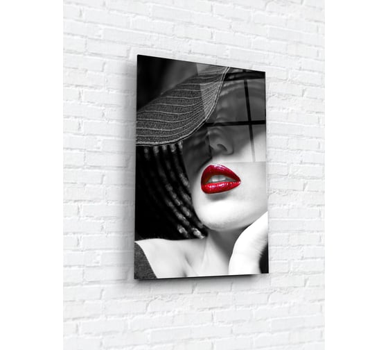 Картина на стекле ARTABOSKO Красный акцент 1 40x60 WBR-11-1088-04 1