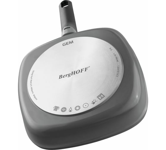Сковорода-гриль BergHOFF Gem grey 24 см, 2.3 л 2307428
