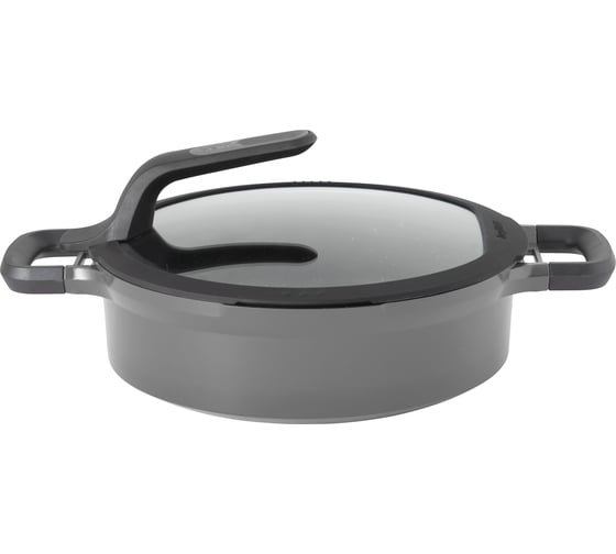 Cотейник с крышкой и двумя ручками BergHOFF Gem grey 26 см, 3.9 л 2307424