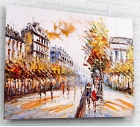 Картина на стекле ARTABOSKO золотая осень 60x80 WBR-11-647-06