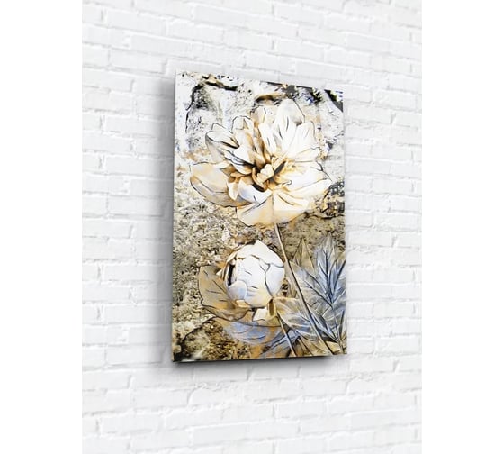 Картина на стекле ARTABOSKO цветы 3 40x60 WBR-07-248-04 1