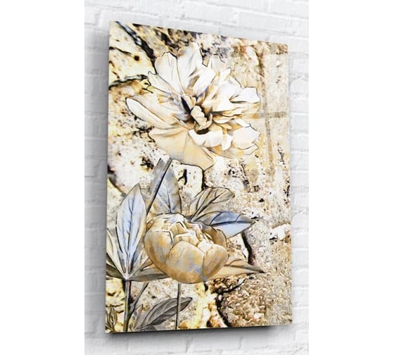 Картина на стекле ARTABOSKO цветы 1 40x60 WBR-07-246-04 1
