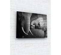 Картина на стекле ARTABOSKO семейство слонов 60x80 WBR-02-782-06