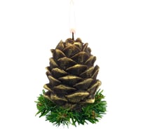 Свеча Магия праздника ШИШКА НА ЕЛКЕ 85x60x60 мм С1378