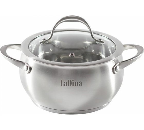 Кастрюля Ladina OLIVIA из нержавеющей стали 22 см 4.5 л 62022 1