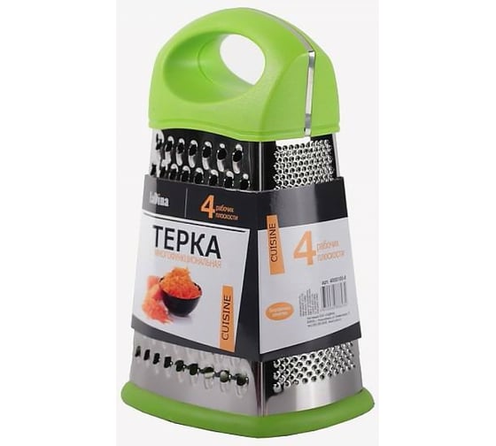 Терка Ladina 4 плоскости, пластмассовая ручка 25 см 4000100-8