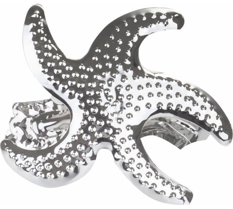 Клипса-подхват для штор Arttex Морская звезда Хром КА112250