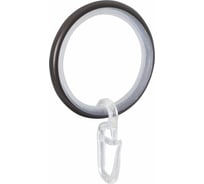 Кольцо для карниза Arttex D28 мм, с пластиковой вставкой, Шоколад, 10 шт. КА120108