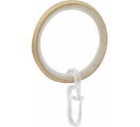 Кольцо для карниза Arttex D16 мм, с пластиковой вставкой, Золото, 10 шт. КА118913