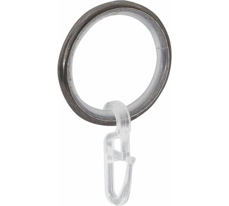 Кольцо для карниза Arttex D16 мм, с пластиковой вставкой, Оникс, 10 шт. А0000000886