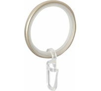 Кольцо для карниза Arttex D20 мм, с пластиковой вставкой, Бронза, 10 шт. КА118610