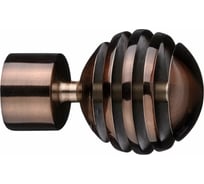 Наконечник для карниза Arttex Шар резной D20 мм, Коньяк А0000012056