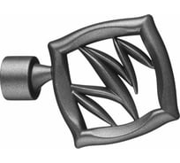 Наконечник для карниза Arttex Молния D20 мм, Графит А0000012035