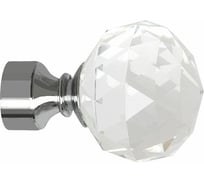 Наконечник для карниза Arttex Шар кристальный D20 мм, Оникс А0000000807