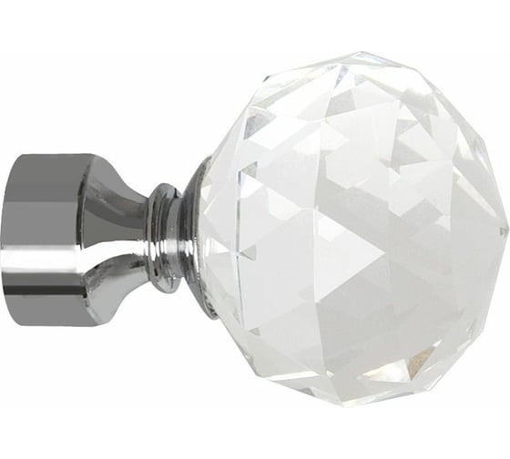 Наконечник для карниза Arttex Шар кристальный D20 мм, Оникс А0000000807 1