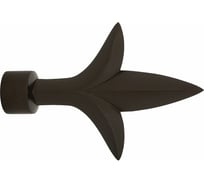 Наконечник для карниза Arttex Лилия D20 мм, Шоколад КА120083