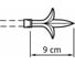 Наконечник для карниза Arttex Лилия D20 мм, Шоколад КА120083 2