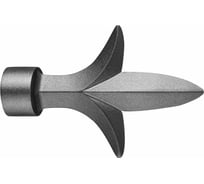 Наконечник для карниза Arttex Лилия D20 мм, Графит А0000012024