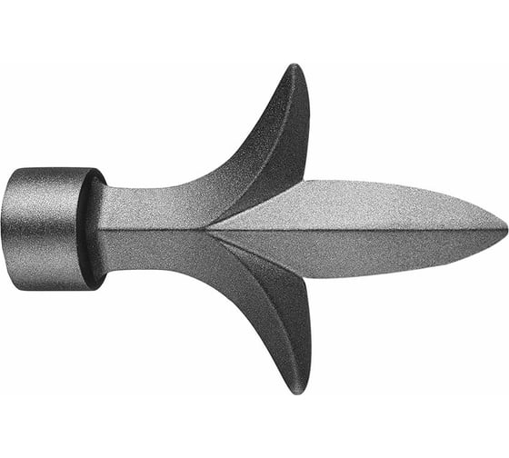 Наконечник для карниза Arttex Лилия D20 мм, Графит А0000012024 1