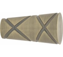 Наконечник для карниза Arttex Конус с геометрией D20 мм, Золото антик А0000006893