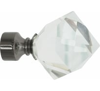 Наконечник для карниза Arttex Кристал D20 мм, Оникс А0000006926