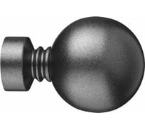 Наконечник для карниза Arttex Шар ионический D28 мм, Графит А0000012037