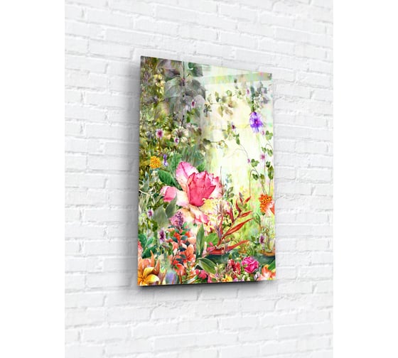 Картина на стекле ARTABOSKO летние цветы 1 40x60 WBR-11-730-04/1 1