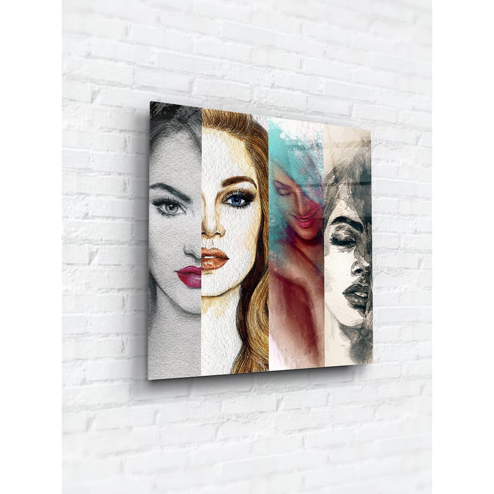 Картина на стекле ARTABOSKO лица 1 40x40 WBR-05-915-03 - выгодная цена ...
