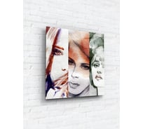 Картина на стекле ARTABOSKO лица 3 40x40 WBR-05-917-03