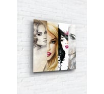 Картина на стекле ARTABOSKO лица 2 40x40 WBR-05-916-03