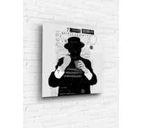 Картина на стекле ARTABOSKO лофт. клоун 40x40 WBR-02-117-03