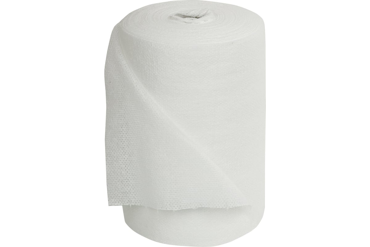Одноразовая белая салфетка ЧИСТОВЬЕ в рулоне 100 шт, 20x30 см, cotton ...