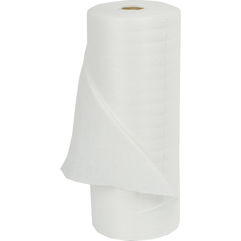 Одноразовая белая салфетка ЧИСТОВЬЕ в рулоне 100 шт, 30x40 см, спанлейс ...