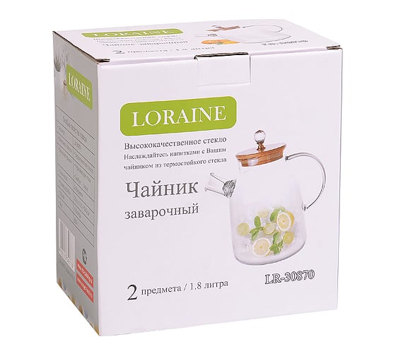 Заварочный чайник LORAINE 1.8 л 30870