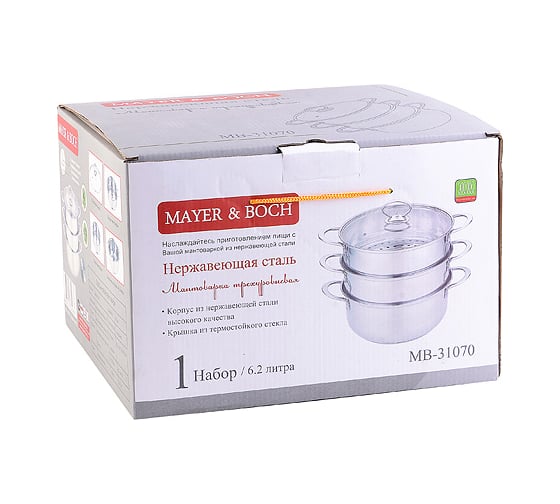 Двухъярусная мантоварка MAYER&BOCH 30 см, 6,2 л 31070 MB (х6)